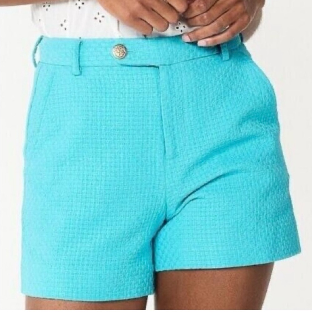 Draper James basket weave shorts sz 12 NWT